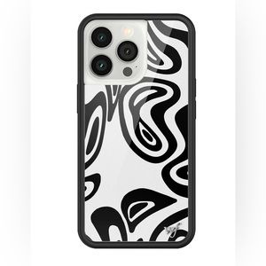 Wildflower iPhone 13 Pro Jaded London Monochrome Swirl Case
